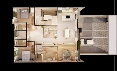 Departamento en Venta Torre Solandri Costa de Oro