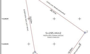 TERRENO EN VENTA LOS FRAILES RESIDENCIAL PACHUCA DE SOTO, HGO. SUP. 295.44 m2