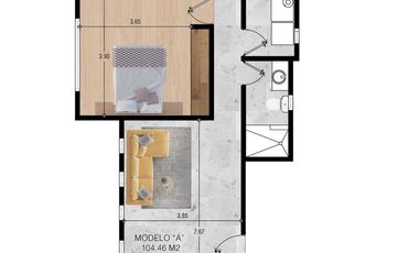 Departamento B47 en  Venta Las Aguilas