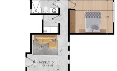 Departamento B47 en  Venta Las Aguilas