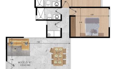 Departamento B47 en  Venta Las Aguilas