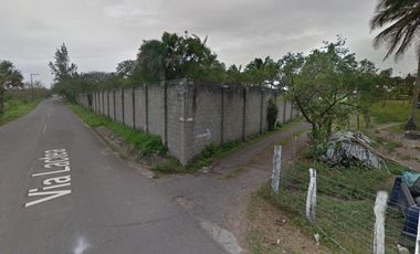 Renta de terreno, La Aguada, Alvarado, Veracruz