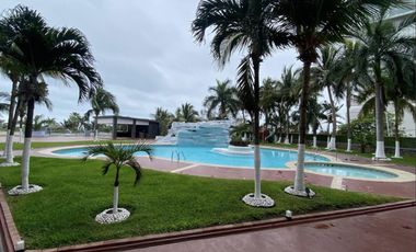 Villas Mocambo, Departamento en RENTA AMUEBLADO con vista al mar, ALBERCA, 2 recamaras