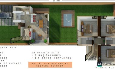 Casa en Venta en Praderas del Mayab de 3 recámaras y Piscina