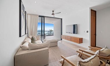 Departamento de Lujo Frente al Mar en Siela Telchac, Amueblado y Equipado