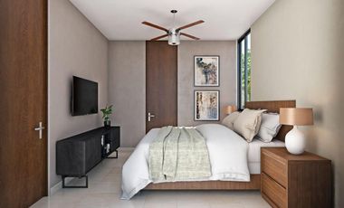 Casa en venta de 3 recámaras dentro de residencial en Conkal