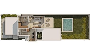 Casa en venta de 3 recámaras dentro de residencial en Conkal