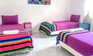 Casa Frente al Mar en Las Hermosas Playas de El Cuyo, Yucatán