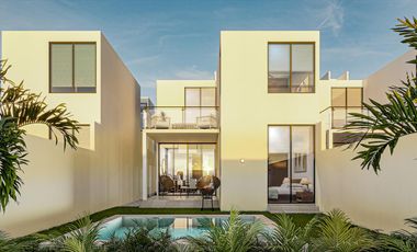 Casa en venta de 3 recámaras dentro de residencial en Conkal