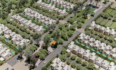 Casa en venta de 3 recámaras dentro de residencial en Conkal