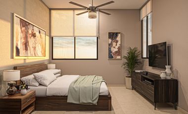 Casa en venta de 3 recámaras dentro de residencial en Conkal