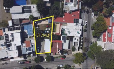 Terreno 500m2 en Chapalita