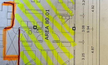 DEPARTAMENTO LADERAS DEL PEÑON, ECATEPEC SUP. 80 MTS