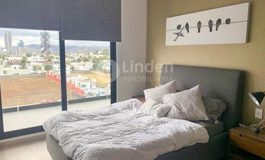 DEPARTAMENTO AMUEBLADO EN RENTA EN TORRE LEXUM, ZONA ANGELÓPOLIS, PUEBLA.
