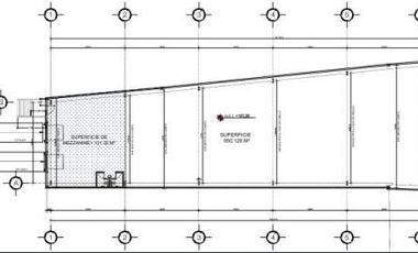 Bodega en renta de 1,080 m2 en Vallejo