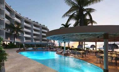 Departamento de Lujo Frente al Mar en Siela Telchac, Amueblado y Equipado