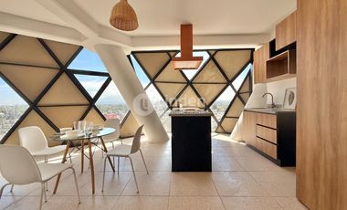 DEPARTAMENTO TIPO LOFT CON TERRAZA EN RENTA EN TORRE CANBERRA, SAINT PETER, SAN PEDRO CHOLULA