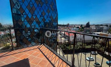 DEPARTAMENTO EN RENTA TIPO LOFT, UNA RECAMARA EN TORRE SAINT PETER, ZONA SAN PEDRO CHOLULA