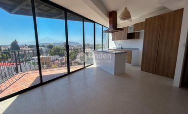 DEPARTAMENTO EN RENTA TIPO LOFT, UNA RECAMARA EN TORRE SAINT PETER, ZONA SAN PEDRO CHOLULA