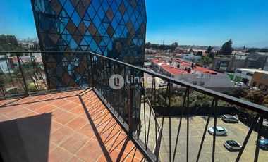 DEPARTAMENTO EN RENTA TIPO LOFT, UNA RECAMARA EN TORRE SAINT PETER, ZONA SAN PEDRO CHOLULA