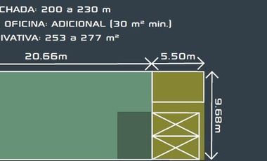 Bodega industrial en VENTA 216m2 ER