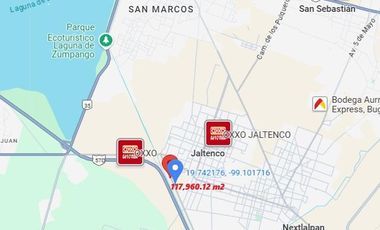 TERRENO EN VENTA EN NEXTLALPAN - JALTENCO ESTADO DE MÉXICO SUP. 117,960.12 m2