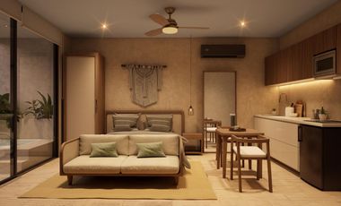 Estudio en venta en Tulum con jacuzzi privado