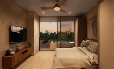 Estudio en venta en Tulum con jacuzzi privado