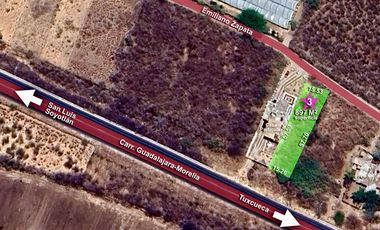 Terreno con vista al lago de Chapala, San Nicolás de Acuña, 897 M2