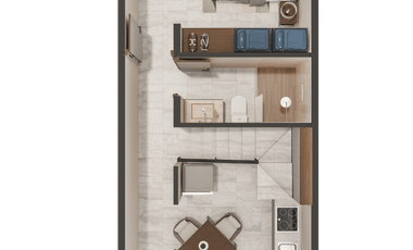 Departamento de 2 recámaras amueblado en Temozón Norte – Entrega abril 2027