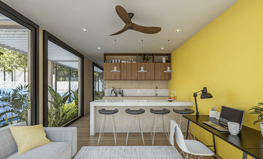 Departamento de 2 recámaras amueblado en Temozón Norte – Entrega abril 2027