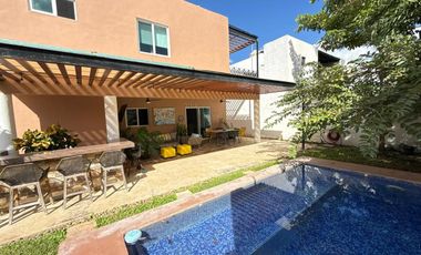 CASA EN VENTA MERIDA, FRACC. ALGARROBOS RESIDENCIAL, ENTREGA INMEDIATA.