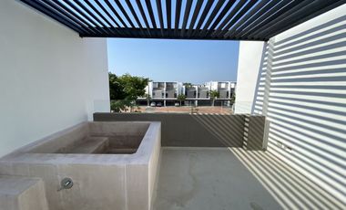 CASA EN RENTA MERIDA, SANTA GERTRUDIS COPO, PRIVADA LUANA, ENTREGA INMEDIATA