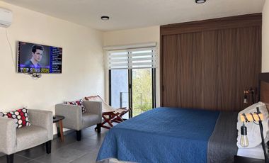 Estudio en Renta, Foresta Vallarta, Puerto Vallarta, Amueblado, Coto con alberca