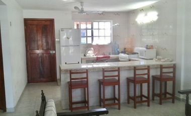 CASA EN RENTA EN PUERTO PROGRESO A UNA CALLE DE LA PLAYA