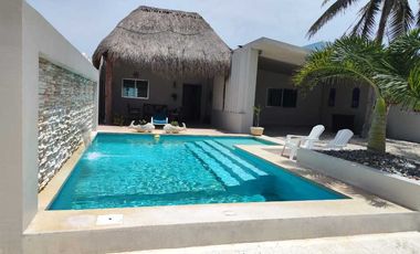 Casa en venta frente al mar en Chelem - HI2509384