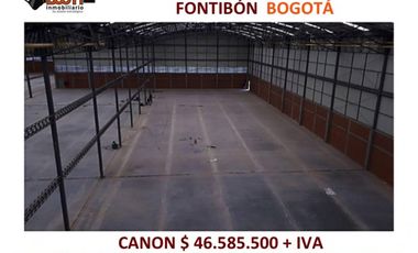 ARRIENDO BODEGA FONTIBON 2.389 M2