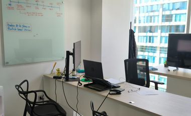 OFIC. 2 PRIVADOS + 2 BAÑOS + RECEPCION CON ESTAC Y BOD