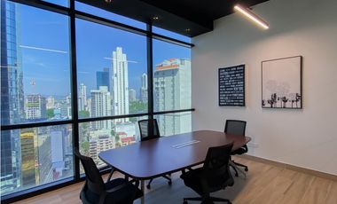 ALQUILO OFICINA EN TORRE FINANCIAL CENTER AMOBLADA CALLE 50