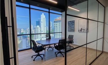 ALQUILO OFICINA EN TORRE FINANCIAL CENTER AMOBLADA CALLE 50