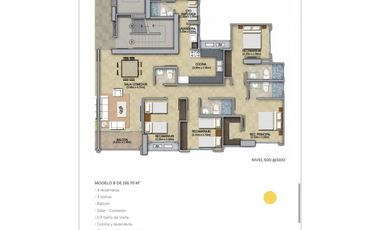 VENDO PH KINGS TORRE 500 PARK EN CONDADO DEL REY