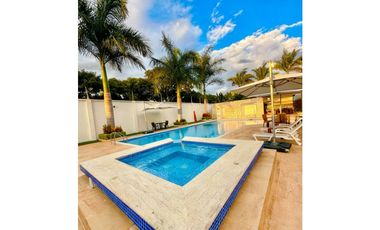 Casa campestre de lujo amoblada en venta - Parcelación en Rozo Palmira