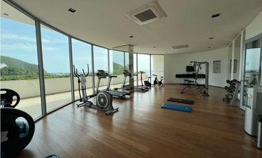 Arriendo apartamento en Ambar Oceanic - Playa Salguero, SMR