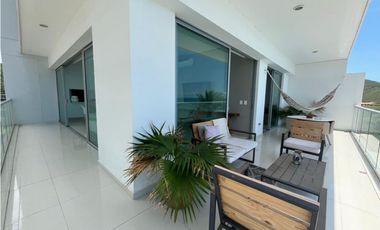 Arriendo apartamento en Ambar Oceanic - Playa Salguero, SMR