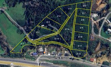 Venta lotes sector semi urbano cercano a Chaimávida