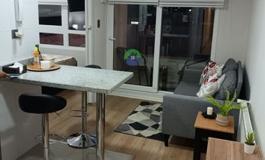 DEPARTAMENTO AMOBLADO 1 DORMITORIO, EDIFICIO VIVE COLLAO