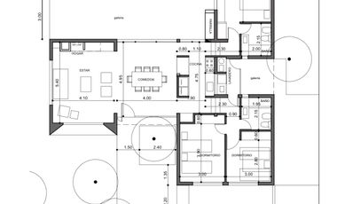 Casa en venta en Costa Esmeralda con gas natural