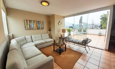 DEPARTAMENTO EN VENTA EN LA MEJOR ZONA DE SURCO CON LINDA VISTA A PARQUE