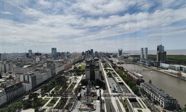 Alquiler 2 Ambientes c/ escritorio en Puerto Madero  Balcón + Amenities Premium