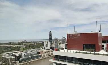 Alquiler 2 Ambientes c/ escritorio en Puerto Madero  Balcón + Amenities Premium